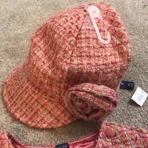Baby Gap 4t dress and hat NWT